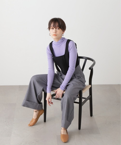 N.(N. Natural Beauty Basic)(エヌエヌナチュラルビューティーベーシック)の「◆デニムスクエアビスチェ(ベスト・レディース・ブラック/インディゴブルー・MEDIUM)」の4枚目の写真