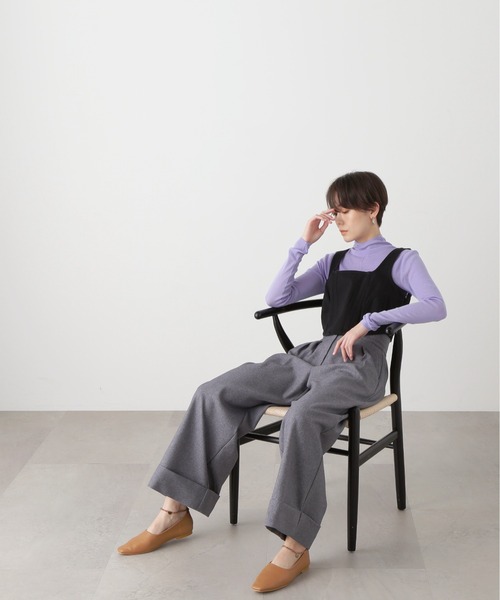 N.(N. Natural Beauty Basic)(エヌエヌナチュラルビューティーベーシック)の「◆デニムスクエアビスチェ(ベスト・レディース・ブラック/インディゴブルー・MEDIUM)」の5枚目の写真