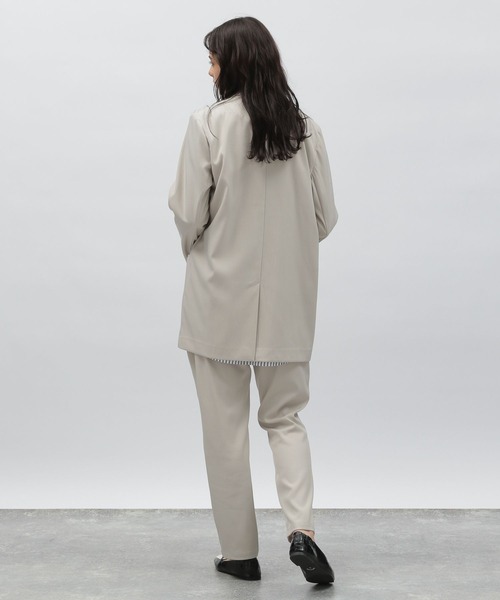 LAKOLE（ラコレ）の「タックテーパードパンツ[セットアップ対応] / 184014（その他パンツ・レディース・ライトベージュ/ブラック/サンドグレー・SMALL/MEDIUM）」の7枚目の写真