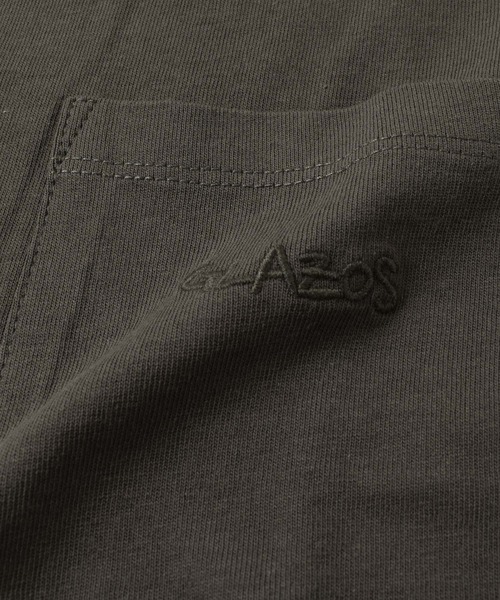 GLAZOS(グラソス)の「ポケット刺繍長袖Tシャツ(Tシャツ/カットソー・キッズ・チャコールグレー/ホワイト/グレー・140cm/150cm/170cm/160cm)」の12枚目の写真