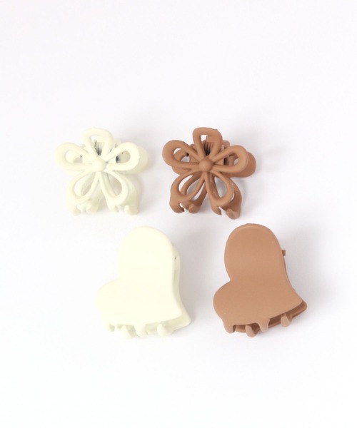 GLOBAL WORK(グローバルワーク)の「4点セットプチヘアクリップ/185632(バレッタ/ヘアクリップ・レディース・ゴールド系その他2/ブラウン系その他/ブラウン系その他6/ゴールド系その他・FREE)」の1枚目の写真