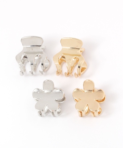 GLOBAL WORK(グローバルワーク)の「4点セットプチヘアクリップ/185632(バレッタ/ヘアクリップ・レディース・ゴールド系その他2/ブラウン系その他/ブラウン系その他6/ゴールド系その他・FREE)」の4枚目の写真