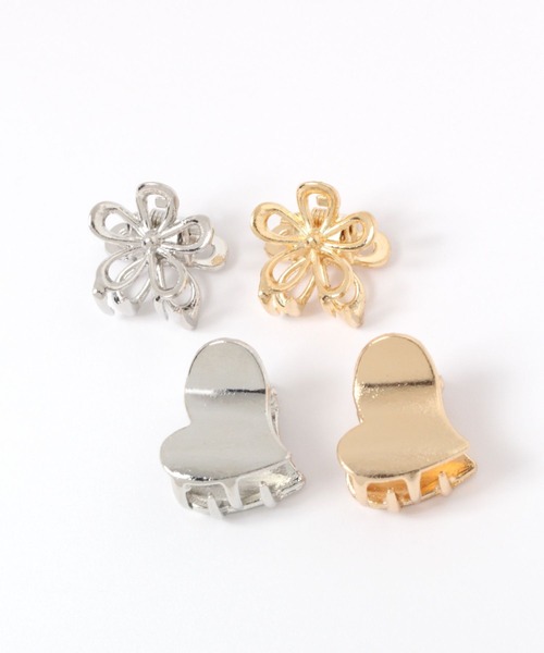 GLOBAL WORK(グローバルワーク)の「4点セットプチヘアクリップ/185632(バレッタ/ヘアクリップ・レディース・ゴールド系その他2/ブラウン系その他/ブラウン系その他6/ゴールド系その他・FREE)」の3枚目の写真