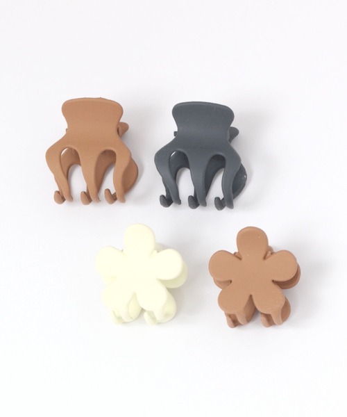 GLOBAL WORK(グローバルワーク)の「4点セットプチヘアクリップ/185632(バレッタ/ヘアクリップ・レディース・ゴールド系その他2/ブラウン系その他/ブラウン系その他6/ゴールド系その他・FREE)」の2枚目の写真