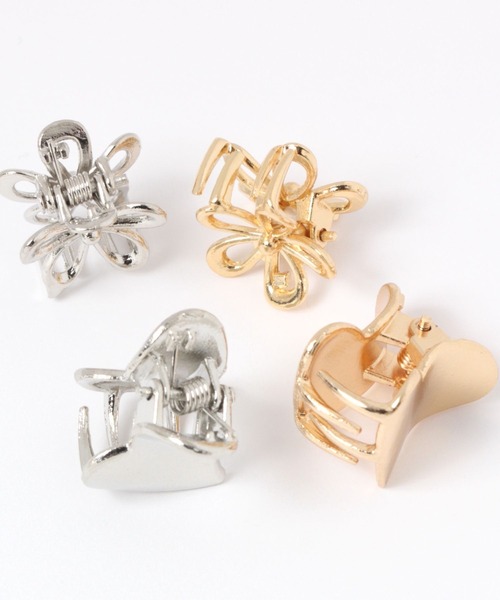 GLOBAL WORK(グローバルワーク)の「4点セットプチヘアクリップ/185632(バレッタ/ヘアクリップ・レディース・ゴールド系その他2/ブラウン系その他/ブラウン系その他6/ゴールド系その他・FREE)」の8枚目の写真