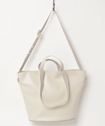 ユニセックス カウレザー トートバッグ