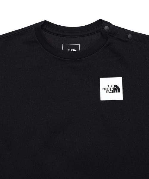 THE NORTH FACE（ザノースフェイス）の「THE NORTH FACE BABY S/S Small Square Logo Tee NTB32358（Tシャツ/カットソー・キッズ・パープル/ブラック/ホワイト/オリーブ・80/90）」の7枚目の写真