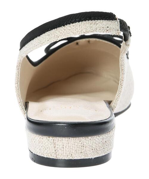 Te chichi TERRASSE（テチチテラス）の「スリングバックバレエシューズ（バレエシューズ・レディース・ブラック/オフホワイト/ブラウン・MEDIUM/LARGE）」の9枚目の写真