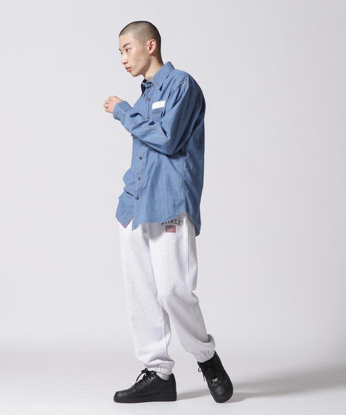 AVIREX(アヴィレックス)の「【WEB&DEPOT限定】DENIM WORK SHIRT / デニム ワーク シャツ / AVIREX / アヴィレックス(シャツ/ブラウス・メンズ・その他6/ワンウォッシュ・L/M/XL/2XL)」の17枚目の写真
