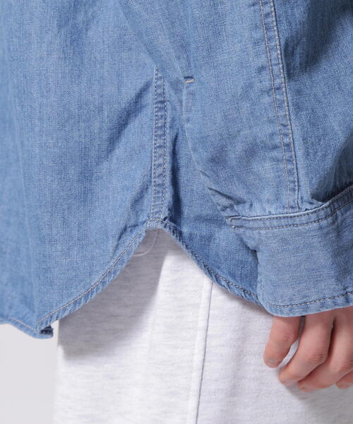 AVIREX(アヴィレックス)の「【WEB&DEPOT限定】DENIM WORK SHIRT / デニム ワーク シャツ / AVIREX / アヴィレックス(シャツ/ブラウス・メンズ・その他6/ワンウォッシュ・L/M/XL/2XL)」の13枚目の写真