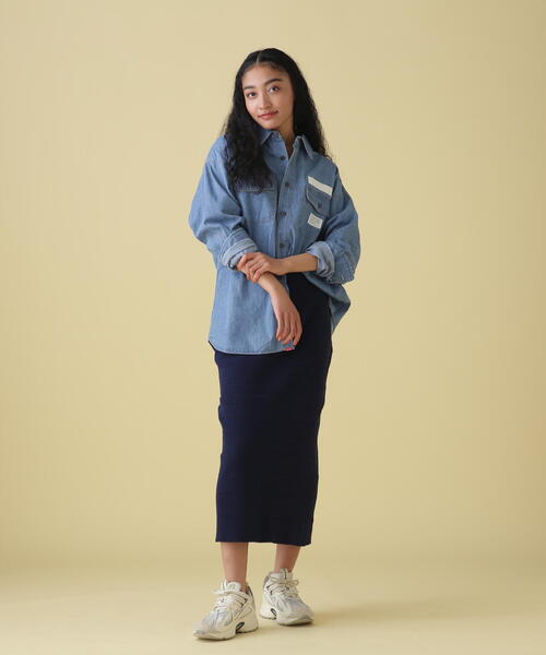 AVIREX(アヴィレックス)の「【WEB&DEPOT限定】DENIM WORK SHIRT / デニム ワーク シャツ / AVIREX / アヴィレックス(シャツ/ブラウス・メンズ・その他6/ワンウォッシュ・L/M/XL/2XL)」の10枚目の写真