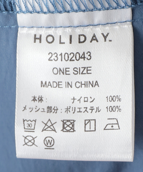 JOURNAL STANDARD（ジャーナルスタンダード）の「■■■【HOLIDAY/ホリデイ】SUPPLEX NYLON WIND JACKET：ナイロンジャケット（ナイロンジャケット・レディース・ブルー系その他・FREE）」の18枚目の写真