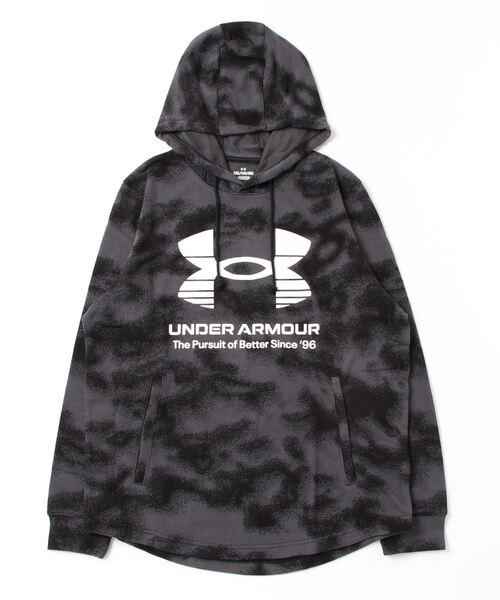 UNDER ARMOUR(アンダーアーマー)の「アンダーアーマー UA RIVAL TERRY NOVELTY HD(パーカー・メンズ・ホワイト/ブラック・M/3L/L/LL)」の2枚目の写真