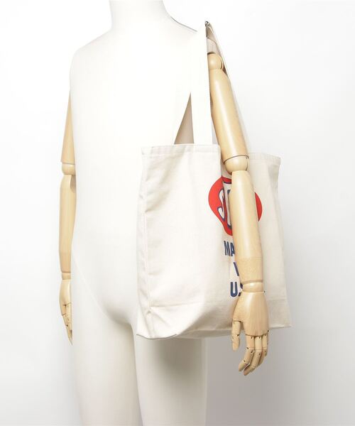 C.E.L.STORE(セルストア)の「STP / エスティーピー US MADE RETRO LOGO TOTE USメイド レトロロゴトートバッグ(トートバッグ・メンズ・ナチュラル・FREE)」の5枚目の写真