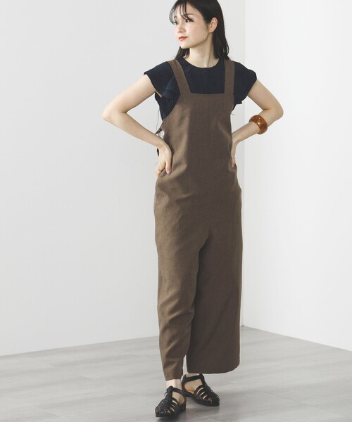 イエナ★バックリボンオールインワンブラック EIMY ISTOIRE（エイミーイストワール） オールインワン バックリボン