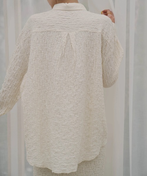 WILLFULLY（ウィルフリー）の「double design cuffs matelasse relax 