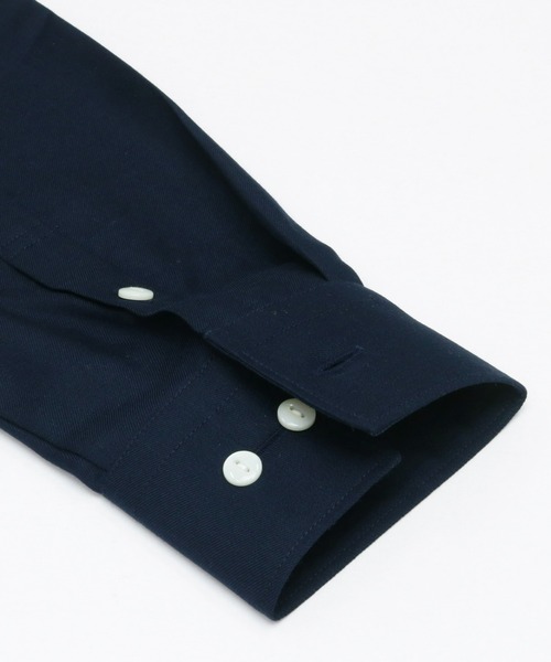 TOKYO SHIRTS（トウキョウシャツ）の「形態安定ノーアイロン オープンカラー 長袖ビジネスワイシャツ（ビジネスシャツ・レディース・ネイビー・S/LL/XL/L/M）」の3枚目の写真