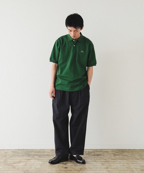 BEAMS(ビームス)の「BEAMS / ダンガリー テーパード スラックス(その他パンツ・メンズ・ブルー/ブラック/ブラック系その他4・S/L/XL/M)」の4枚目の写真