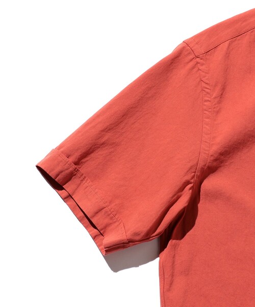 BEAMS PLUS（ビームスプラス）の「BEAMS PLUS / 強撚 オックスフォード 近江晒し プルオーバー ショートスリーブ ボタンダウン シャツ（シャツ/ブラウス・メンズ・グリーン/ブルー/レッド・M/S/XL/L）」の14枚目の写真