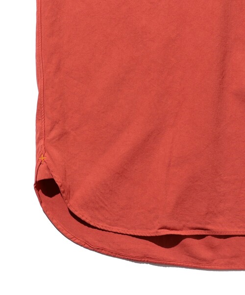 BEAMS PLUS（ビームスプラス）の「BEAMS PLUS / 強撚 オックスフォード 近江晒し プルオーバー ショートスリーブ ボタンダウン シャツ（シャツ/ブラウス・メンズ・グリーン/ブルー/レッド・M/S/XL/L）」の15枚目の写真