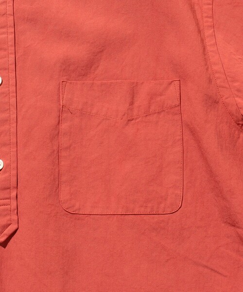 BEAMS PLUS（ビームスプラス）の「BEAMS PLUS / 強撚 オックスフォード 近江晒し プルオーバー ショートスリーブ ボタンダウン シャツ（シャツ/ブラウス・メンズ・グリーン/ブルー/レッド・M/S/XL/L）」の16枚目の写真