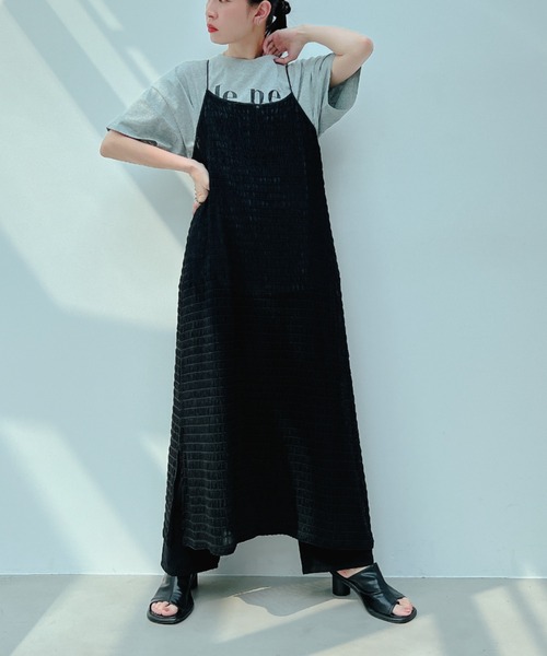 y/m by misato(イムバイミサト)の「Je ne vous aime. ビッグTシャツ(Tシャツ/カットソー・レディース・グレー/オフホワイト・FREE)」の19枚目の写真