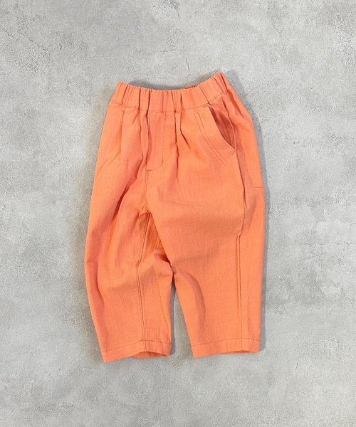 A BOND（アボンド）の「タックイージーパンツ（90～150cm）（その他パンツ・キッズ・ホワイト系その他/ブラック系その他/グリーン系その他/パープル系その他/ピンク/グリーン/オレンジ・100/110/130/140/150/90/120）」の7枚目の写真