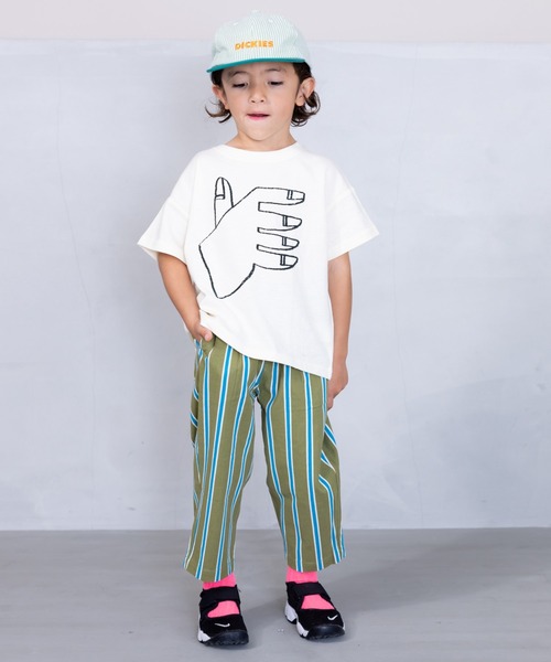 A BOND（アボンド）の「タックイージーパンツ（90～150cm）（その他パンツ・キッズ・ホワイト系その他/ブラック系その他/グリーン系その他/パープル系その他/ピンク/グリーン/オレンジ・100/110/130/140/150/90/120）」の21枚目の写真