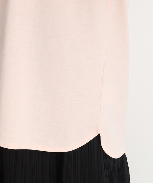 DRESKIP(ドレスキップ)の「◆【遊び心あるバックデザイン】フレンチスリ-ブTシャツ(Tシャツ/カットソー・レディース・オフホワイト/ライトグリーン/グレー系その他/ベビーピンク・03/02)」の13枚目の写真