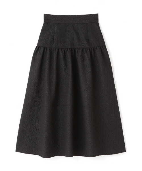 N.（N. Natural Beauty Basic）（エヌエヌナチュラルビューティーベーシック）の「◆ふくれジャガードティアードスカート（スカート・レディース・ブラック/オフホワイト・MEDIUM）」の20枚目の写真