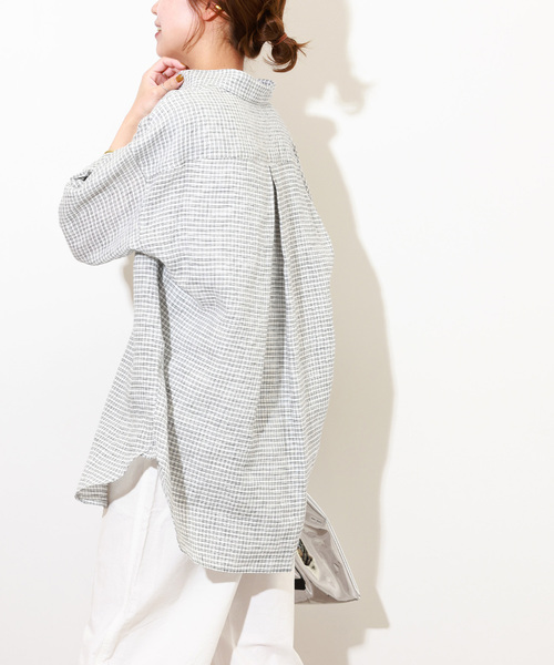 専用！！ジャーナルスタンダード レリューム　 No.66リネンシャツ 手洗い可 / No.66ストライプフレンチリネンシャツ（シャツ