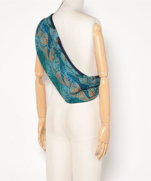 カヤ（カヤ）の「【カヤ】波たすきバッグ小（ショルダーバッグ・メンズ・ネイビー/ブラック・FREE）」の14枚目の写真