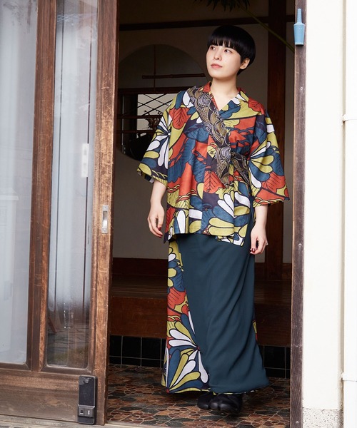 カヤ（カヤ）の「【カヤ】波たすきバッグ小（ショルダーバッグ・メンズ・ネイビー/ブラック・FREE）」の10枚目の写真