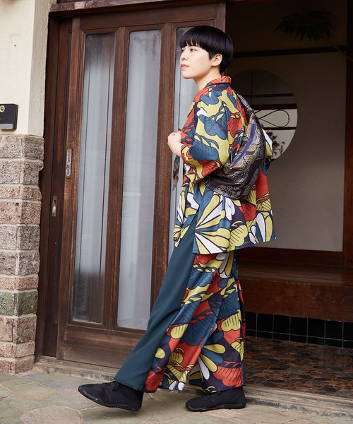 カヤ（カヤ）の「【カヤ】波たすきバッグ小（ショルダーバッグ・メンズ・ネイビー/ブラック・FREE）」の15枚目の写真