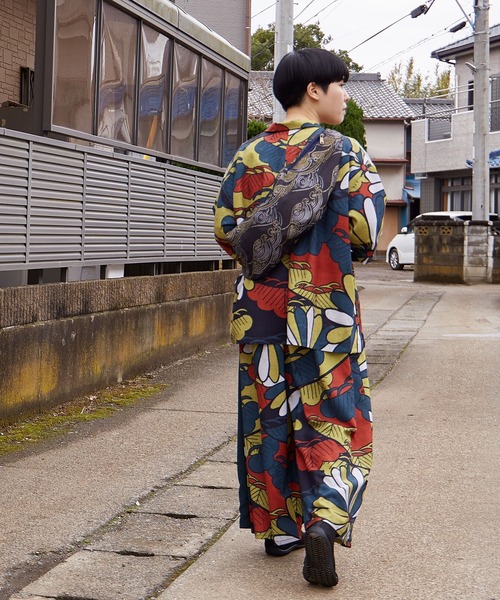 カヤ（カヤ）の「【カヤ】波たすきバッグ小（ショルダーバッグ・メンズ・ネイビー/ブラック・FREE）」の3枚目の写真