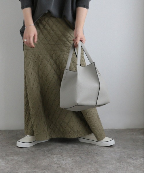 JOURNAL STANDARD relume(ジャーナルスタンダード レリューム)の「《追加》RELUME BAG:ハンドバッグ(ハンドバッグ・レディース・ライトグレー/ブラック・FREE)」の6枚目の写真