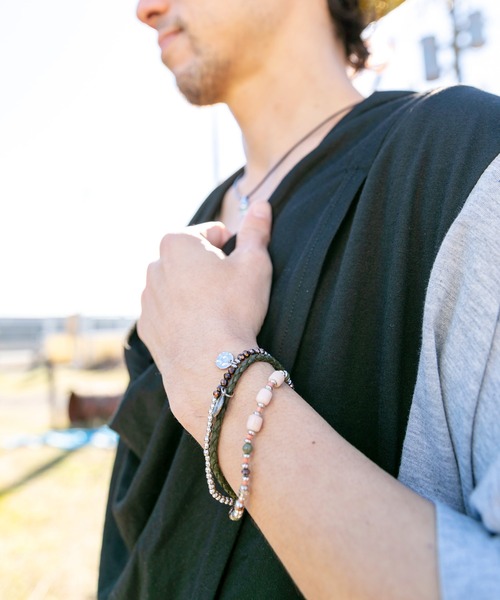 チャイハネ(チャイハネ)の「【チャイハネ】シールディアMEN'Sブレスレット(ブレスレット・メンズ・ゴールド/シルバー・FREE)」の3枚目の写真