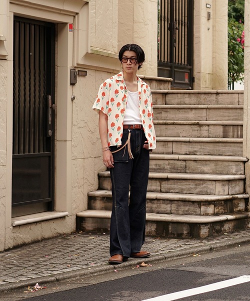 INTERPLAY（インタープレイ）の「【INTERPLAY x TAKERU】 ハワイアン & フローラル 半袖シャツ（シャツ/ブラウス・メンズ・ミント/ピンク/ホワイト・FREE）」の8枚目の写真