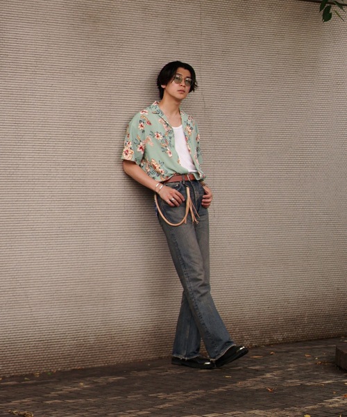 INTERPLAY（インタープレイ）の「【INTERPLAY x TAKERU】 ハワイアン & フローラル 半袖シャツ（シャツ/ブラウス・メンズ・ミント/ピンク/ホワイト・FREE）」の21枚目の写真