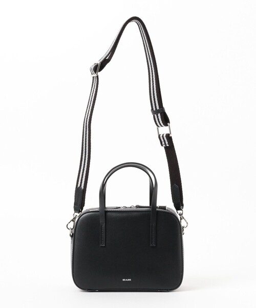 Ray BEAMS（レイビームス）の「BEAURE × Ray BEAMS / 別注 スクエア テープ バッグ（ショルダーバッグ・レディース・ホワイト/ブラック・ONE SIZE）」の18枚目の写真