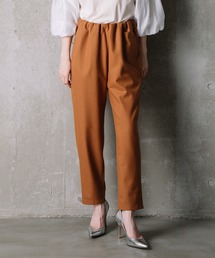 ウエストギャザーテーパードパンツ