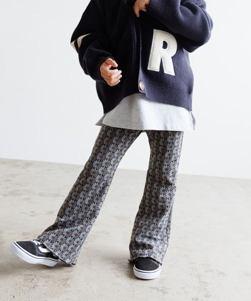 LOWRYS FARM（ローリーズファーム）の「カットジャガードフレアパンツ　 970201（その他パンツ・キッズ・グレー/ブラウン/ネイビー・110cm/120cm/130cm/140cm/150cm）」の8枚目の写真