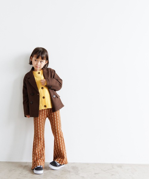 LOWRYS FARM（ローリーズファーム）の「カットジャガードフレアパンツ　 970201（その他パンツ・キッズ・グレー/ブラウン/ネイビー・110cm/120cm/130cm/140cm/150cm）」の9枚目の写真