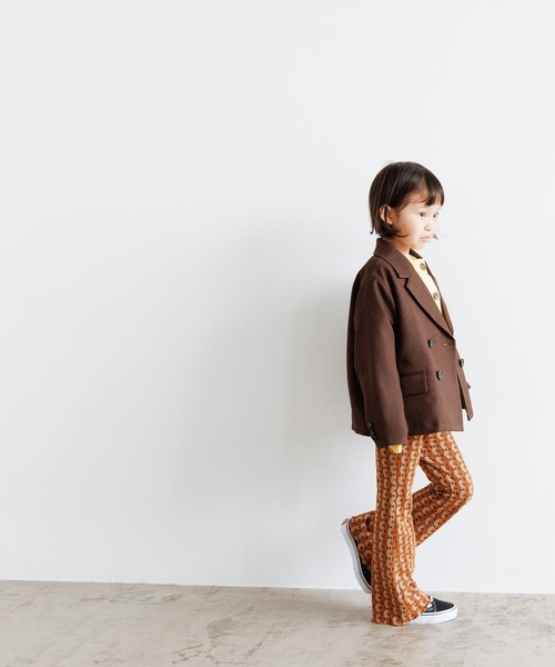 LOWRYS FARM（ローリーズファーム）の「カットジャガードフレアパンツ　 970201（その他パンツ・キッズ・グレー/ブラウン/ネイビー・110cm/120cm/130cm/140cm/150cm）」の11枚目の写真