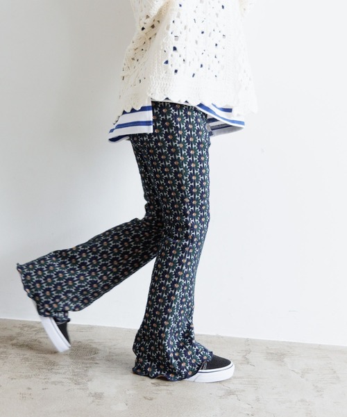 LOWRYS FARM（ローリーズファーム）の「カットジャガードフレアパンツ　 970201（その他パンツ・キッズ・グレー/ブラウン/ネイビー・110cm/120cm/130cm/140cm/150cm）」の17枚目の写真