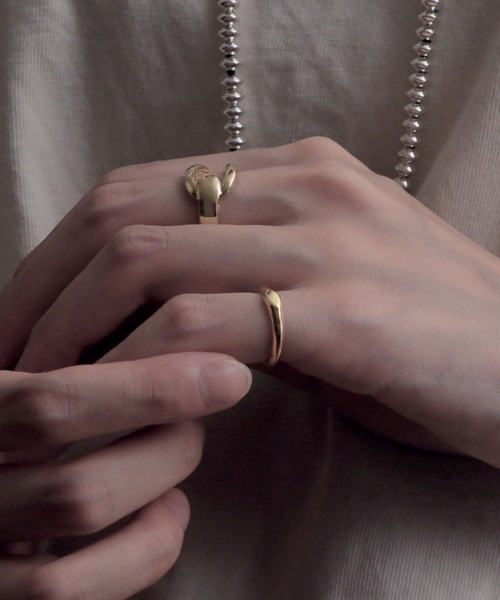 YArKA（ヤーカ）の「【YArKA/ヤーカ】little nuance signet design ring [hanc] / ニュアンスミニシグネットリング（リング・レディース・ゴールド/シルバー・#5/#7/#9/#11/#19/#17/#13/#15/#21/#3）」の8枚目の写真