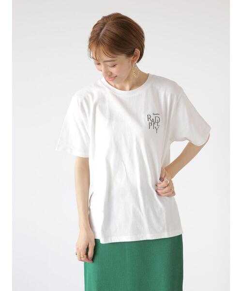 セール】エンブロイダリーTシャツ（Tシャツ/カットソー