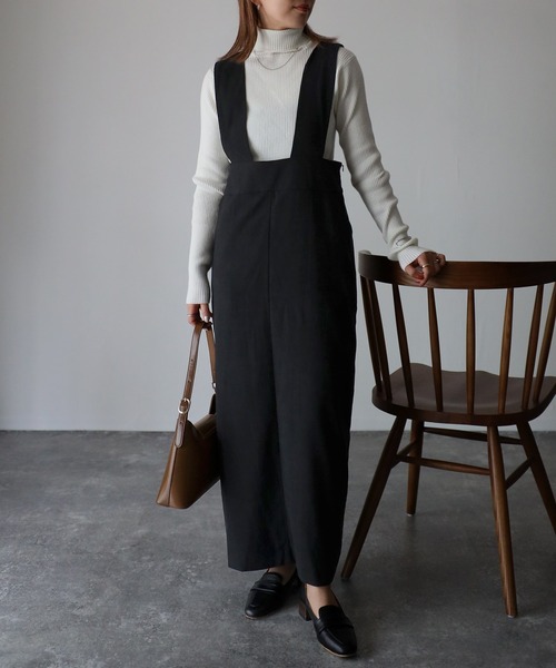 Riberry（リベリー）の「ピーチスキンタイトジャンパースカート（ジャンパースカート・レディース・ブラック・FREE）」の18枚目の写真