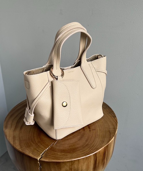 CAPRICIEUX LE'MAGE（カプリシューレマージュ）の「パスケースSETソフトバッグ（ハンドバッグ・レディース・ベージュ/ブラック/アイボリー・FREE）」の11枚目の写真