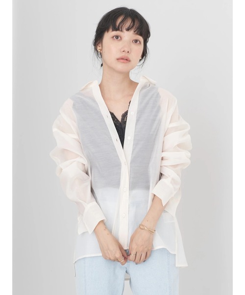 earth music&ecology(アースミュージックアンドエコロジー)の「2WAYレースタンクトップ(タンクトップ・レディース・ピンク/ブラック/アイボリー/モカ・M/S)」の14枚目の写真